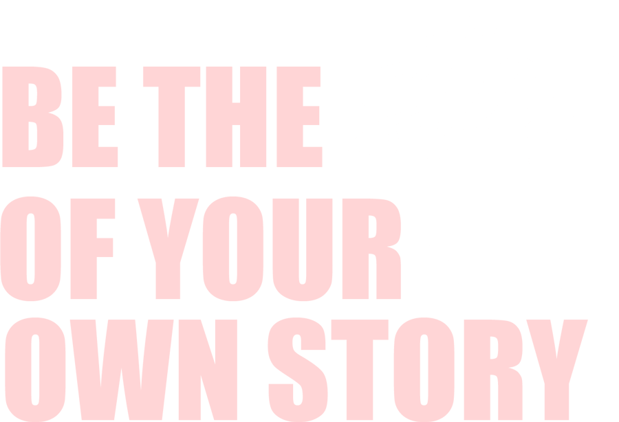 be the star of your own story pink white star.png