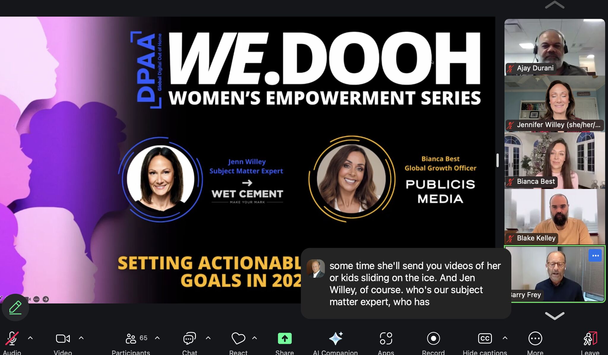 DPAA Female Empowerment Virtual Event